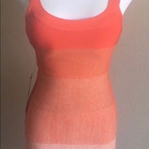 Dress Marciano Orange Ombre Linden Bandage